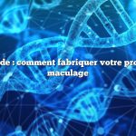 Réponse rapide : comment fabriquer votre propre bâton de maculage